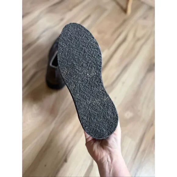 AllSaints Mens Brown Leon Suede Leather Lace Up Woven Chukka Boots Size 42 - Picture 9 of 14